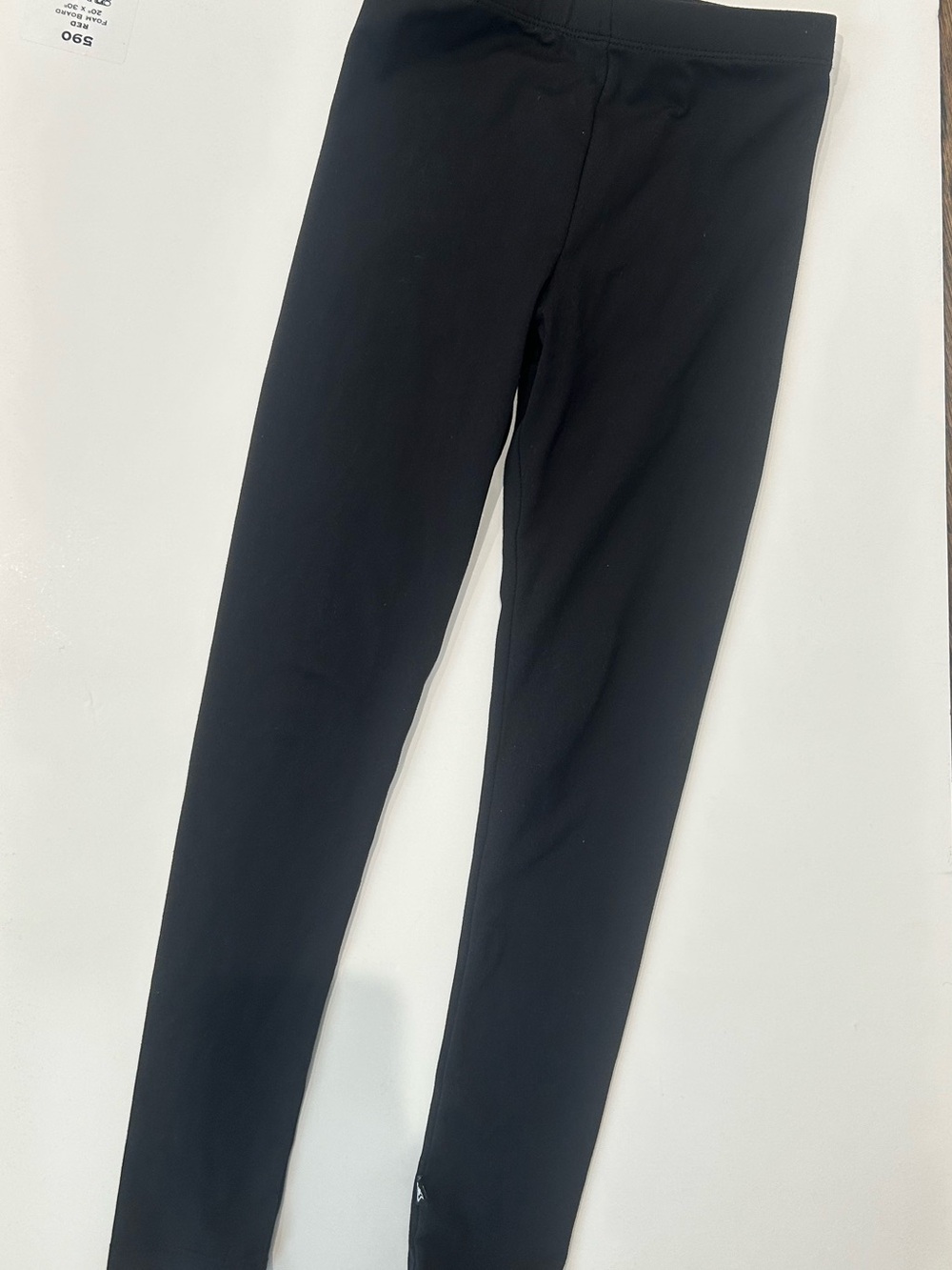 Pixielane Soft Kids Black Leggings, Size 7